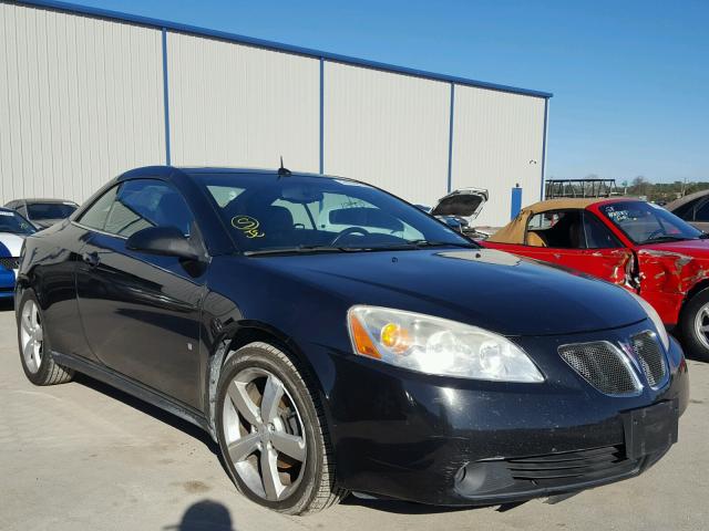 1G2ZH36N084294576 - 2008 PONTIAC G6 GT BLACK photo 1