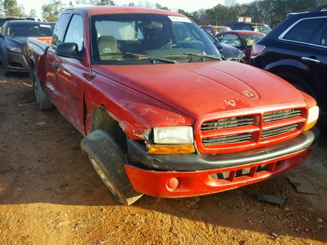 1B7GL22X7YS503164 - 2000 DODGE DAKOTA RED photo 1