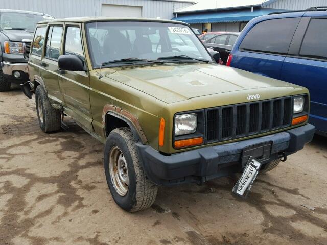 1J4FJ28SXVL524989 - 1997 JEEP CHEROKEE S GREEN photo 1