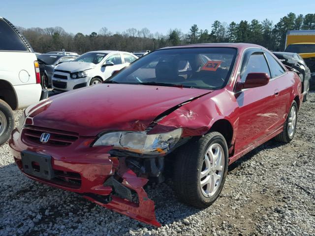 1HGCG22572A010133 - 2002 HONDA ACCORD EX RED photo 2