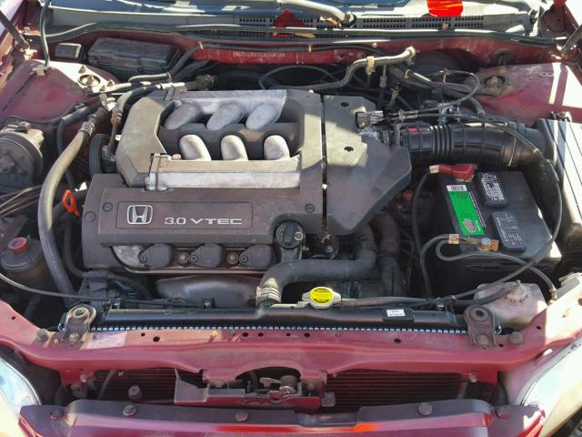 1HGCG22572A010133 - 2002 HONDA ACCORD EX RED photo 7