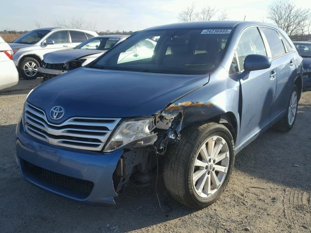 4T3ZA3BB5CU056715 - 2012 TOYOTA VENZA LE TEAL photo 2