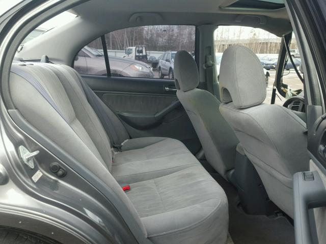 2HGES26784H515315 - 2004 HONDA CIVIC EX ნაცრისფერი ფოტო 6