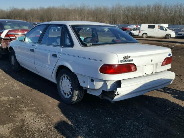 1FALP5348PG118485 - 1993 FORD TAURUS LX WHITE photo 3