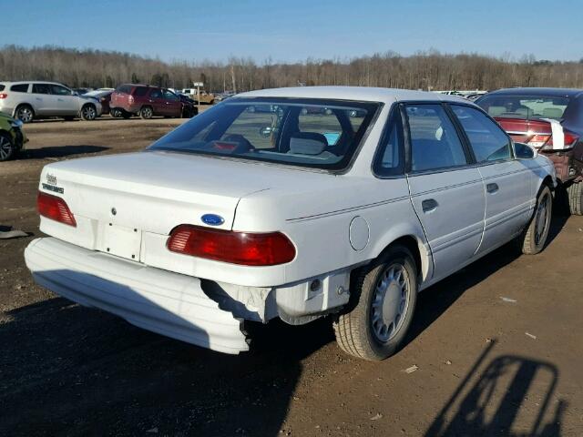 1FALP5348PG118485 - 1993 FORD TAURUS LX WHITE photo 4