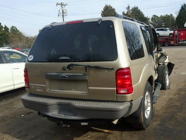 1FMCU70E01UC00890 - 2001 FORD EXPLORER S GOLD photo 4