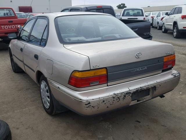 1NXAE09B0SZ345689 - 1995 TOYOTA COROLLA LE BEIGE photo 3