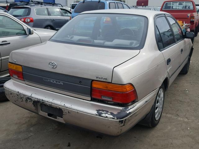 1NXAE09B0SZ345689 - 1995 TOYOTA COROLLA LE BEIGE photo 4