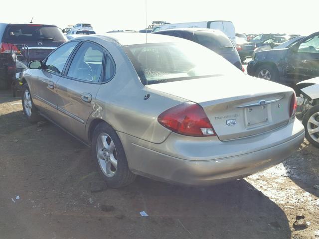 1FAFP55U11G285983 - 2001 FORD TAURUS SES GOLD photo 3