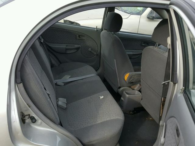 KNADC125856363252 - 2005 KIA RIO SILVER photo 6