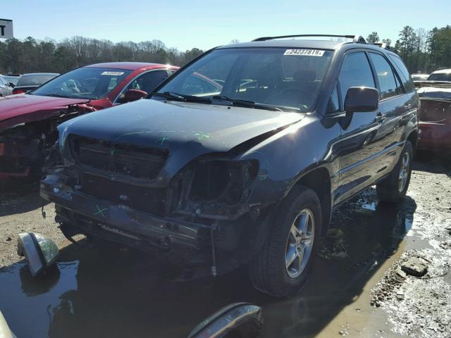 JTJGF10U220139519 - 2002 LEXUS RX 300 GRAY photo 2