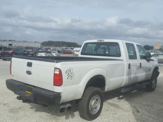 1FT8W3BT2FEA04279 - 2015 FORD F350 SUPER WHITE photo 4