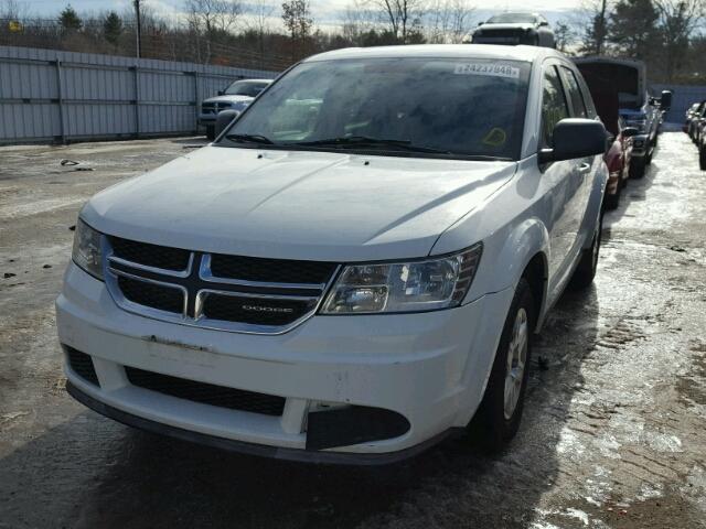 3C4PDCAB6CT141022 - 2012 DODGE JOURNEY SE WHITE photo 2