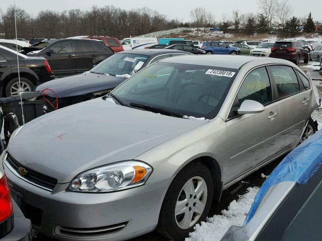 2G1WB58N289283383 - 2008 CHEVROLET IMPALA LS SILVER photo 2