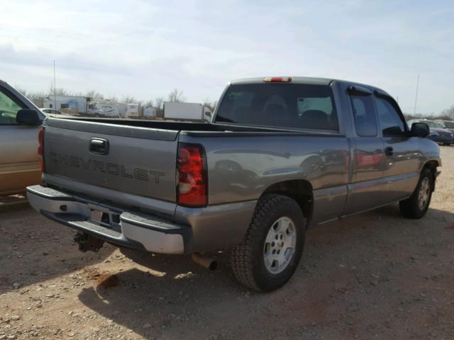 1GCEC19X87Z166162 - 2007 CHEVROLET SILVERADO GRAY photo 4