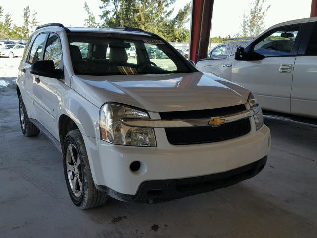 2CNDL13F976042016 - 2007 CHEVROLET EQUINOX LS WHITE photo 1