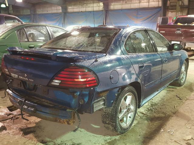 1G2NF52E23M708410 - 2003 PONTIAC GRAND AM S BLUE photo 4