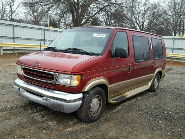 1FDRE14W5YHC05352 - 2000 FORD ECONOLINE RED photo 2