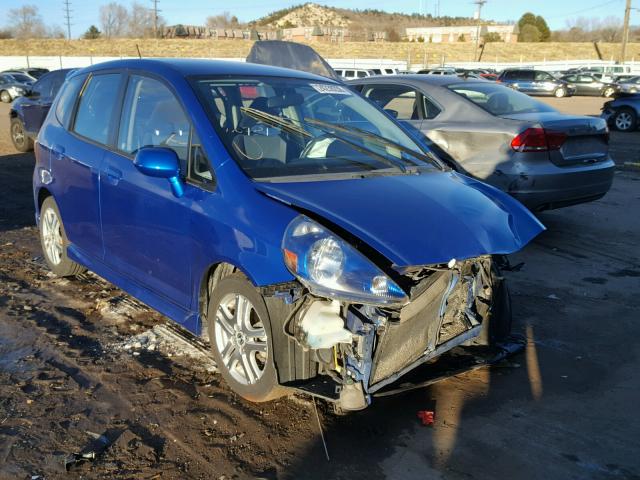 JHMGD38687S018627 - 2007 HONDA FIT S ლურჯი ფოტო 1