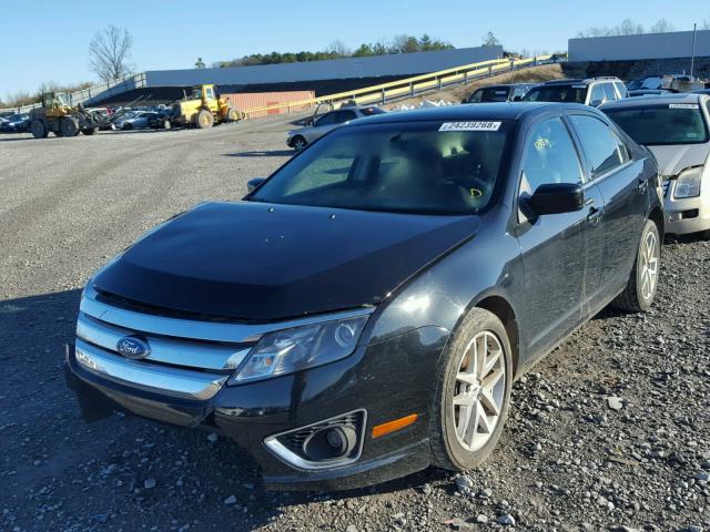 3FAHP0JA2BR286514 - 2011 FORD FUSION SEL BLACK photo 2