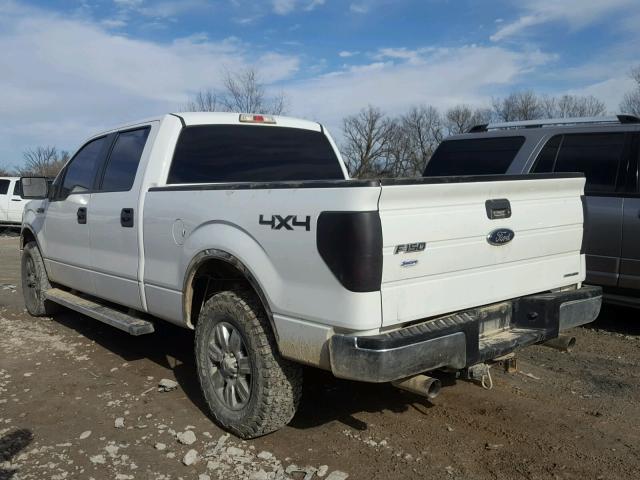 1FTFW1EF6CFC25682 - 2012 FORD F150 SUPER WHITE photo 3