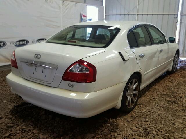 JNKBF01A54M500327 - 2004 INFINITI Q45 WHITE photo 4