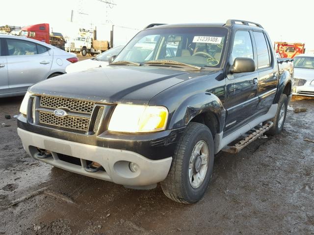 1FMZU67E12UB44065 - 2002 FORD EXPLORER S BLACK photo 2