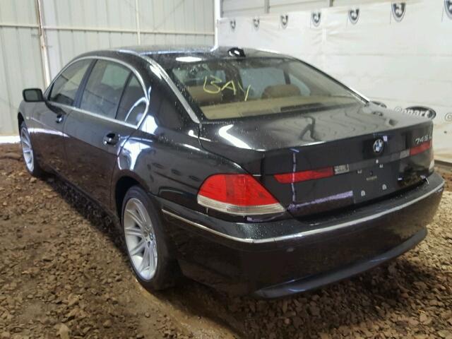 WBAGN63423DS44910 - 2003 BMW 745 LI BLACK photo 3