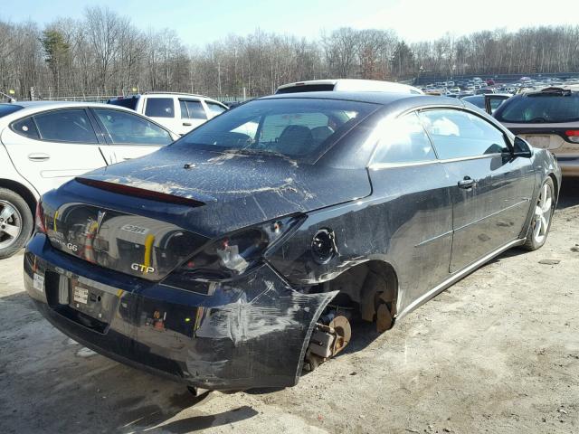 1G2ZM361864258656 - 2006 PONTIAC G6 GTP BLACK photo 4