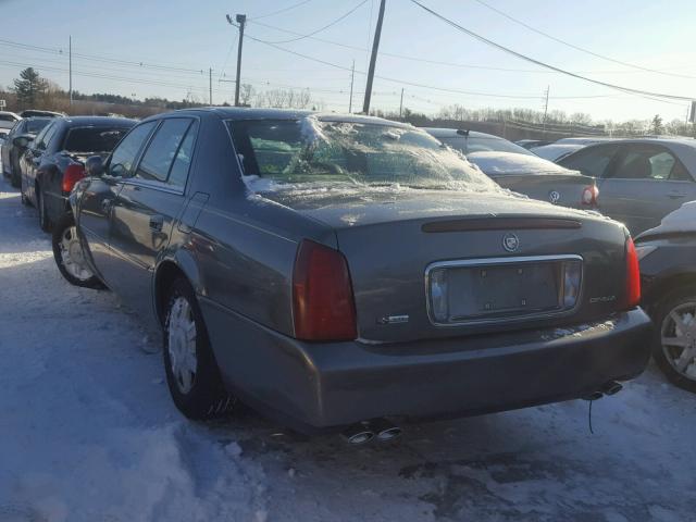 1G6KD54Y44U112666 - 2004 CADILLAC DEVILLE GRAY photo 3