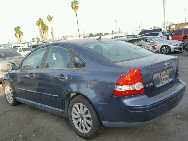 YV1MS382652078940 - 2005 VOLVO S40 2.4I BLUE photo 3