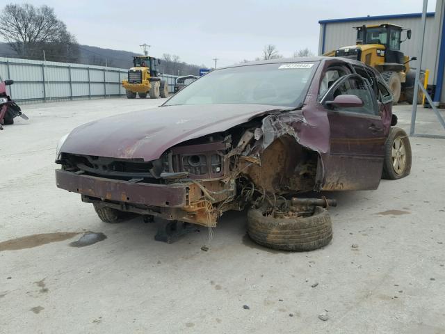 2G1WT58K679164639 - 2007 CHEVROLET IMPALA LT PURPLE photo 2