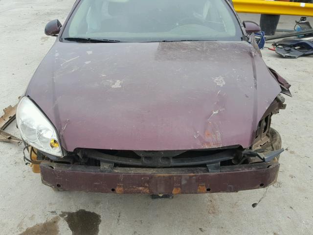 2G1WT58K679164639 - 2007 CHEVROLET IMPALA LT PURPLE photo 7