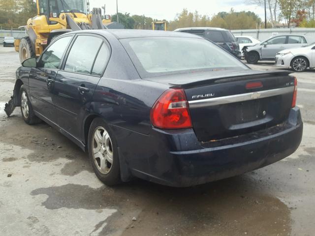 1G1ZU54895F149786 - 2005 CHEVROLET MALIBU LT BLUE photo 3