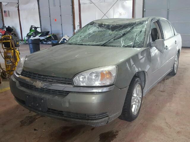 1G1ZT52864F179669 - 2004 CHEVROLET MALIBU LS GREEN photo 2