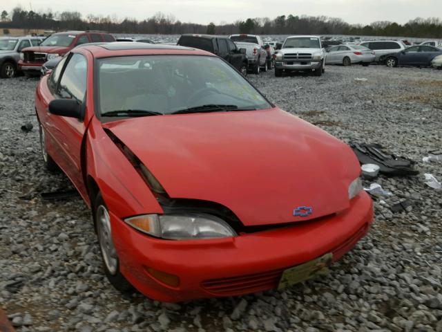 1G1JC1247X7122043 - 1999 CHEVROLET CAVALIER B RED photo 1