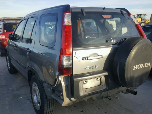 SHSRD68576U401367 - 2006 HONDA CR-V LX GREEN photo 3