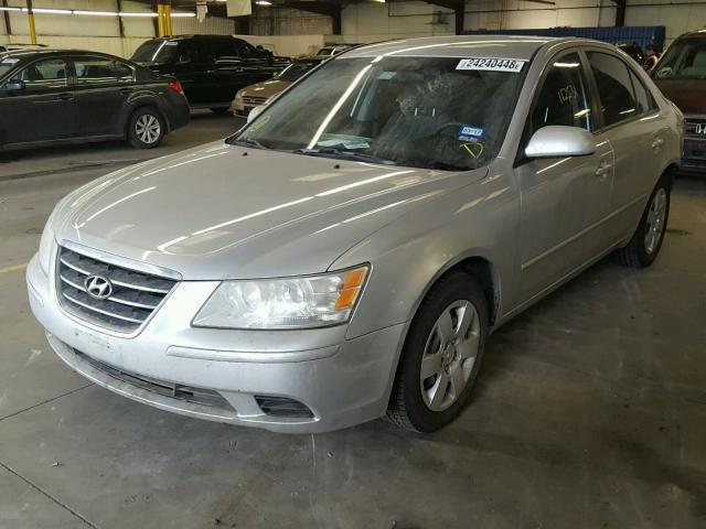 5NPET46C89H543246 - 2009 HYUNDAI SONATA GLS SILVER photo 2