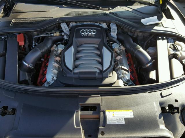 WAURVAFD0BN020910 - 2011 AUDI A8 L QUATT GRAY photo 7