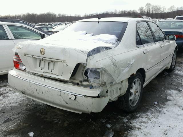 JH4KA96673C001430 - 2003 ACURA 3.5RL WHITE photo 4