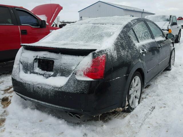 1N4BA41E07C863130 - 2007 NISSAN MAXIMA SE BLACK photo 4