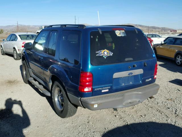 1FMCU70E61UA51837 - 2001 FORD EXPLORER S GREEN photo 3