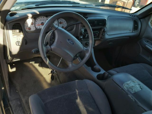 1FMCU70E61UA51837 - 2001 FORD EXPLORER S GREEN photo 9