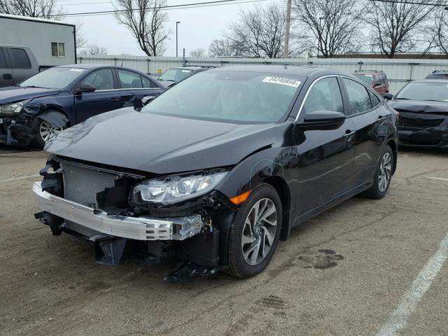 19XFC2F83HE038626 - 2017 HONDA CIVIC EX შავი ფოტო 2