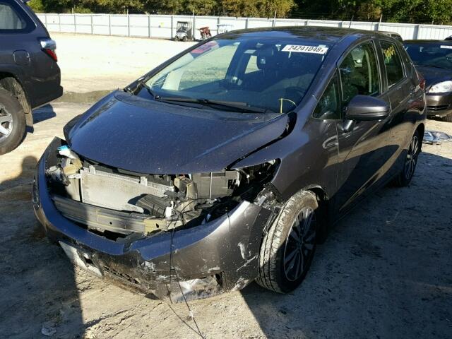 3HGGK5H84FM774341 - 2015 HONDA FIT EX GRAY photo 2