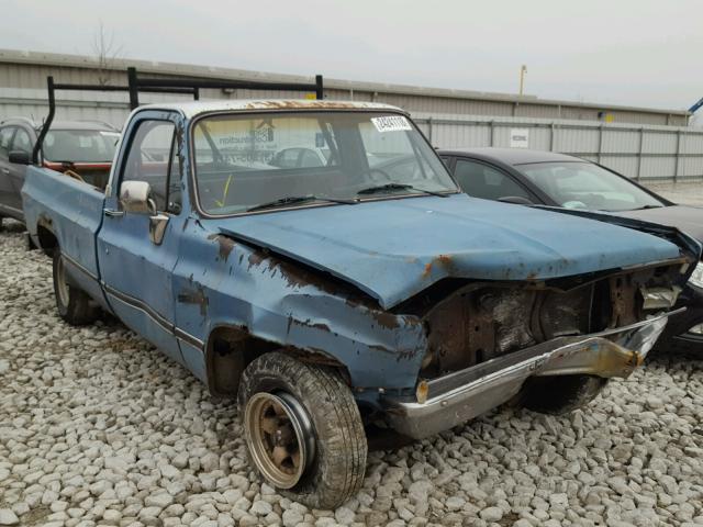 2GCCC14D9E1148456 - 1984 CHEVROLET C10 BLUE photo 1