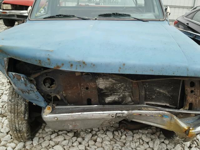 2GCCC14D9E1148456 - 1984 CHEVROLET C10 BLUE photo 7