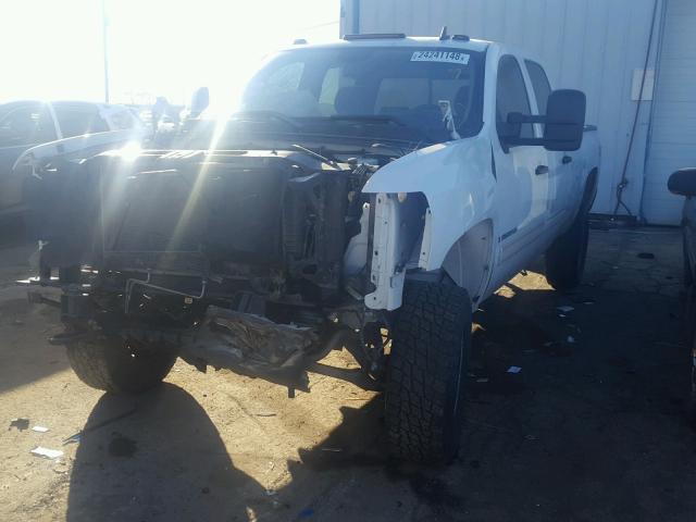 1GCHK53K89F114894 - 2009 CHEVROLET SILVERADO WHITE photo 2