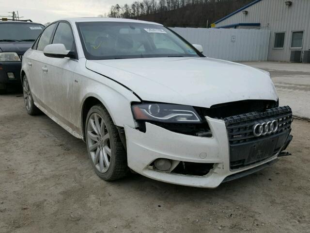 WAUFFAFL8CN006603 - 2012 AUDI A4 PREMIUM WHITE photo 1