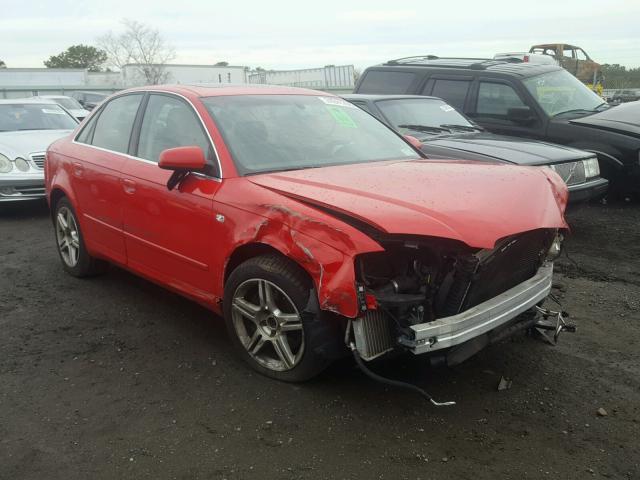 WAUDF78E76A212662 - 2006 AUDI A4 2.0T QU RED photo 1